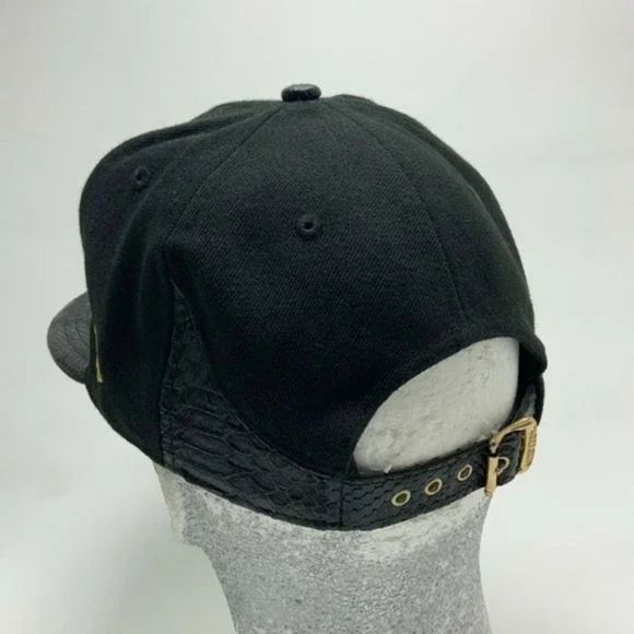 Men's New Era Cap Black Animal Print Golden State Warriors 9FIFTY NBA NWT - Picture 3 of 5